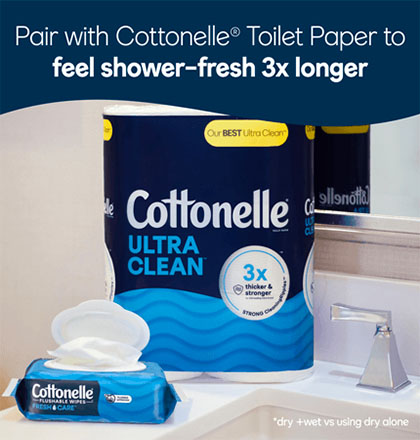 Cottonelle ultra comfort 3x more absorbent thumbnail